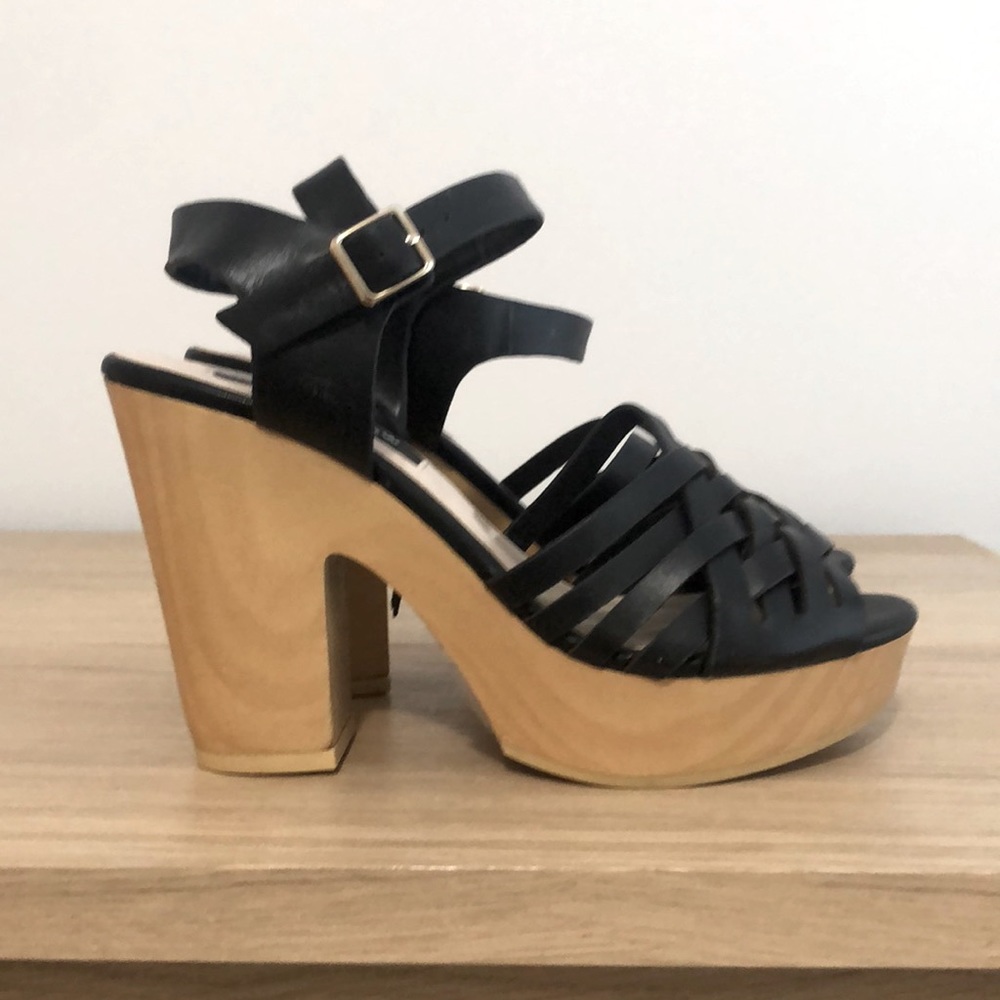 Vintage inspired strappy heels
